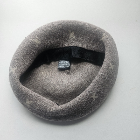 Brown Beret 100% Wool - Picture 2 of 4